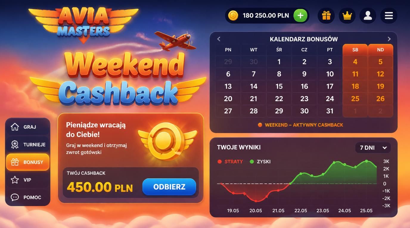 Cashback za cały weekend